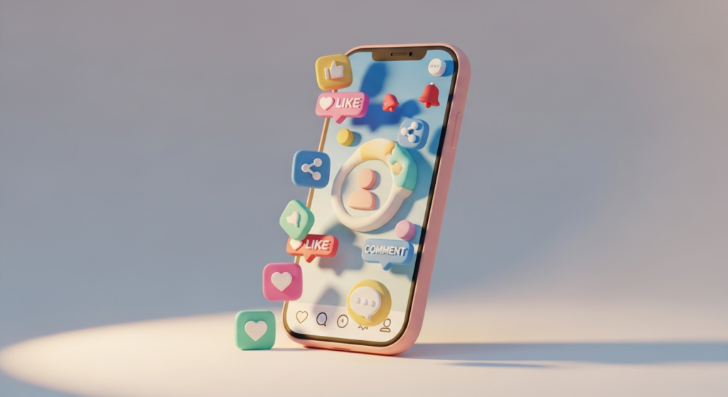 redes sociales icono